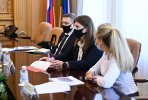 Михаил Дегтярев встретился с президентом компании «Эксон Нефтегаз Лимитед» Шелли Бир