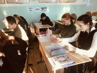 Председатель территориальной избирательной комиссии Ульчского района провела тестирование «Моя будущая профессия» среди старшеклассников МБОУ СОШ сельского поселения «Село Богородское», в рамках реализации плана Молодежной электоральной концепции на 2022 год