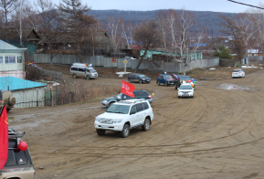 В с. Богородское встретили участников районного автопробега из населенных пунктов района 