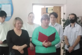 Открытие «Парты Героя» имени Бегерского В.В. в МБОУ СОШ с. Сусанино