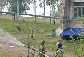 В Сусанинском сельском поселении проведена тренировка по реагированию на возможное возгорание лесного массива вблизи населенного пункта