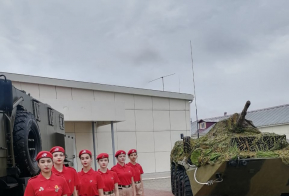 Юнармейцы и группа барабанщиц «Де-Кастри» Ульчского муниципального района Хабаровского края приняли участие в мероприятии, посвященном 25-летию образования отдельного отряда специального назначения «Тайфун» Восточного округа Росгвардии