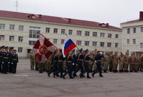 Юнармейцы и группа барабанщиц «Де-Кастри» Ульчского муниципального района Хабаровского края приняли участие в мероприятии, посвященном 25-летию образования отдельного отряда специального назначения «Тайфун» Восточного округа Росгвардии