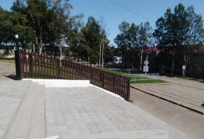 Ремонт лестницы школы